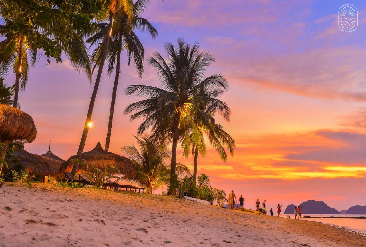 Sunset At Las Cabanas El Nido Exteriér fotografie